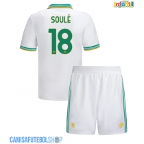 Camisa de time de futebol AS Roma Matias Soule #18 Replicas 3º Equipamento Infantil 2025-26 Manga Curta (+ Calças curtas)